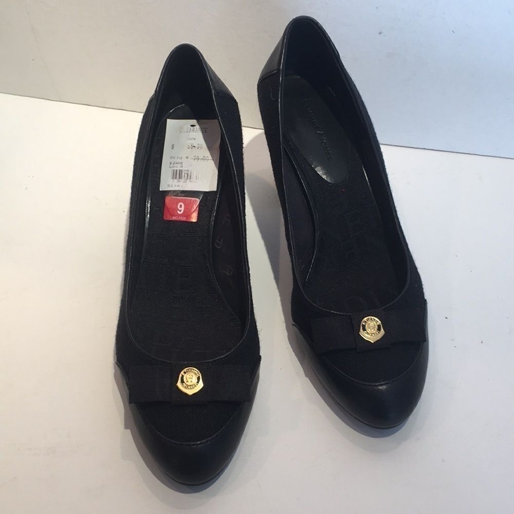 Etienne Aigner Black High Heel Shoes - Size 9
